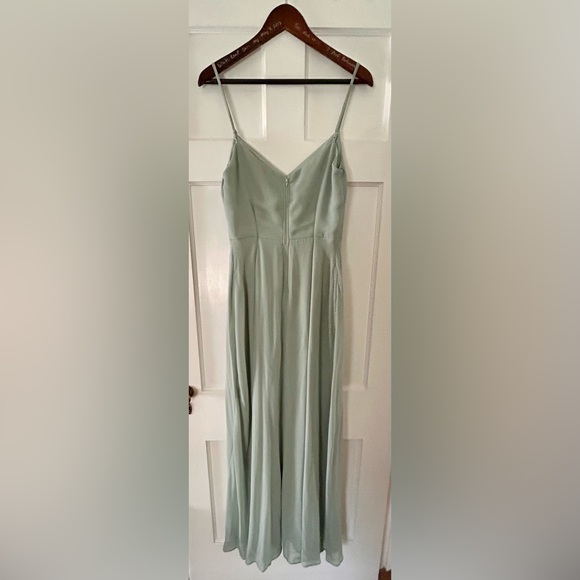 Birdy Grey Chiffon Light Sage Green Bridesmaid Formal Dress - Picture 2 of 4